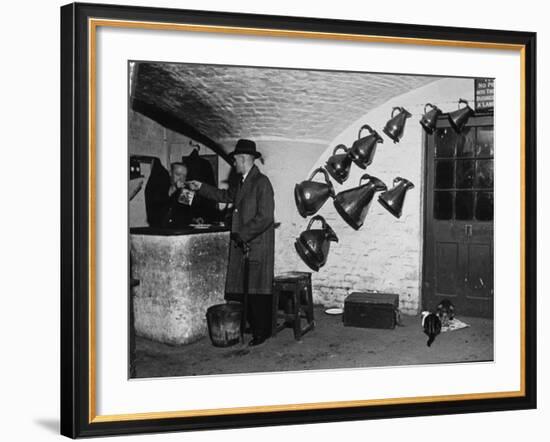 At the London Docks-John Phillips-Framed Premium Photographic Print