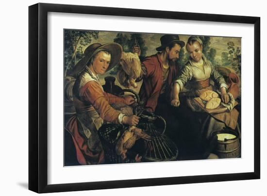 At the Market, C1554-1574-Joachim Beuckelaer-Framed Giclee Print