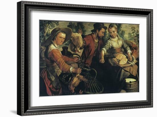 At the Market, C1554-1574-Joachim Beuckelaer-Framed Giclee Print