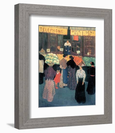 At the Market-Félix Vallotton-Framed Giclee Print