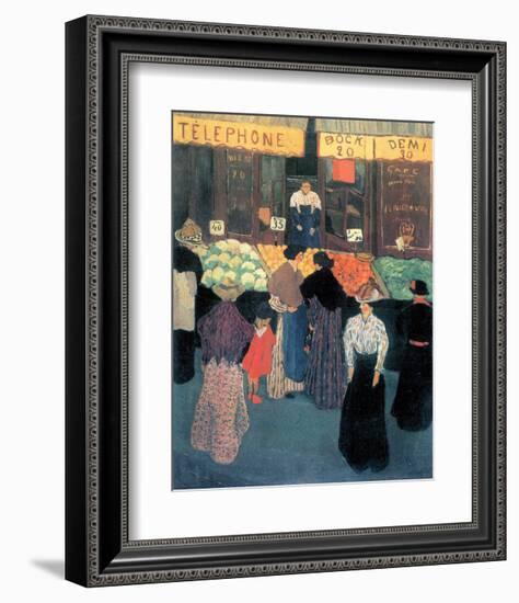 At the Market-Félix Vallotton-Framed Giclee Print