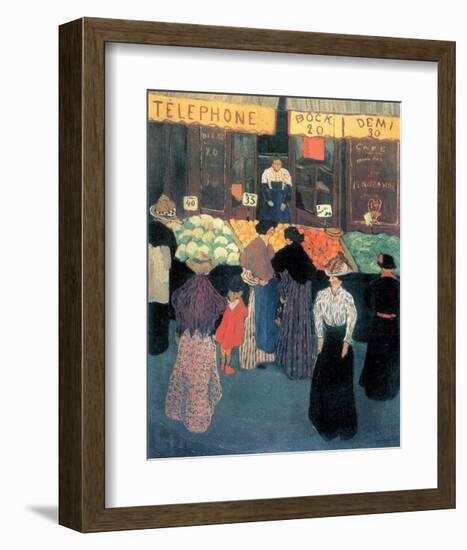 At the Market-Félix Vallotton-Framed Giclee Print