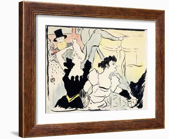 At the Masked Ball-Parisian Festivities-New Revels, 1892-Henri de Toulouse-Lautrec-Framed Giclee Print