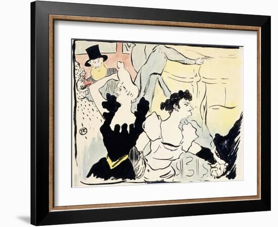 At the Masked Ball-Parisian Festivities-New Revels, 1892-Henri de Toulouse-Lautrec-Framed Giclee Print