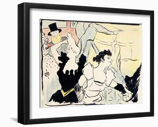 At the Masked Ball-Parisian Festivities-New Revels, 1892-Henri de Toulouse-Lautrec-Framed Giclee Print