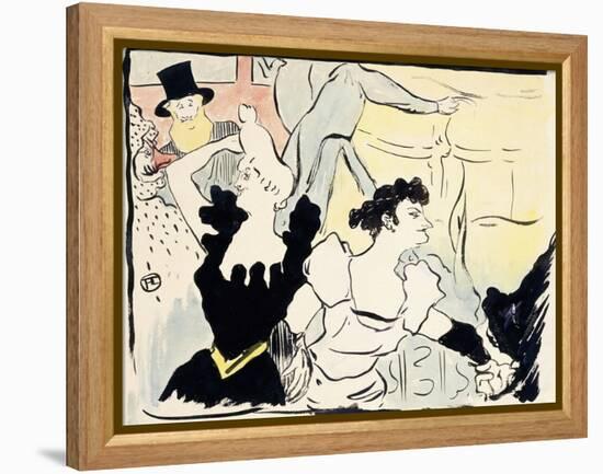 At the Masked Ball-Parisian Festivities-New Revels, 1892-Henri de Toulouse-Lautrec-Framed Premier Image Canvas