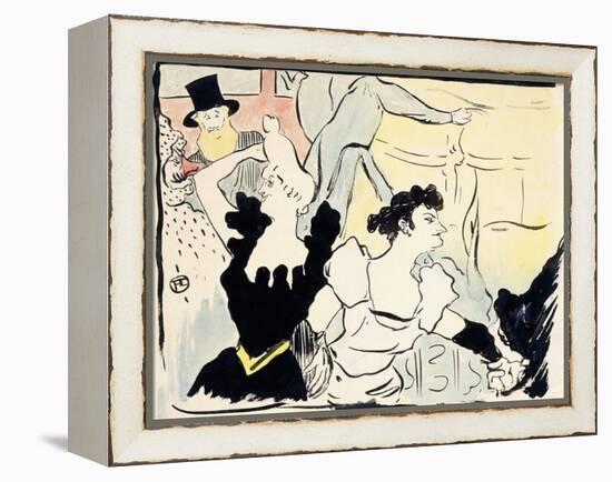 At the Masked Ball-Parisian Festivities-New Revels, 1892-Henri de Toulouse-Lautrec-Framed Premier Image Canvas