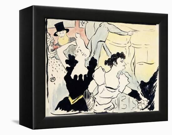 At the Masked Ball-Parisian Festivities-New Revels, 1892-Henri de Toulouse-Lautrec-Framed Premier Image Canvas