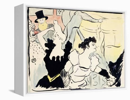 At the Masked Ball-Parisian Festivities-New Revels, 1892-Henri de Toulouse-Lautrec-Framed Premier Image Canvas