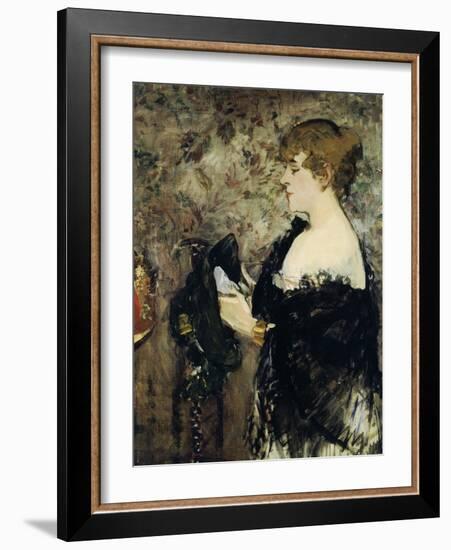 At the Milliner's (La Modiste), 1881-Edouard Manet-Framed Giclee Print