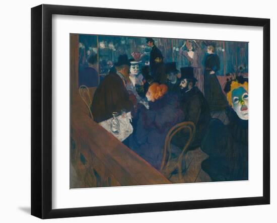 At the Moulin Rouge, 1892-93-Henri de Toulouse-Lautrec-Framed Giclee Print