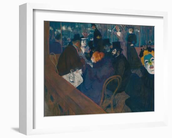 At the Moulin Rouge, 1892-93-Henri de Toulouse-Lautrec-Framed Giclee Print