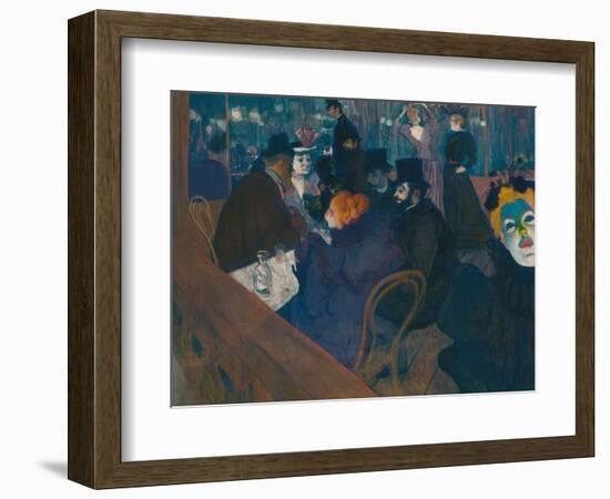 At the Moulin Rouge, 1892-93-Henri de Toulouse-Lautrec-Framed Giclee Print
