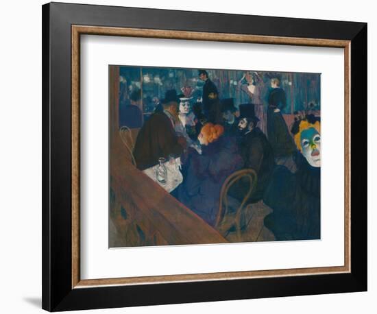 At the Moulin Rouge, 1892-93-Henri de Toulouse-Lautrec-Framed Giclee Print