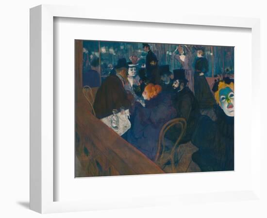 At the Moulin Rouge, 1892-93-Henri de Toulouse-Lautrec-Framed Giclee Print