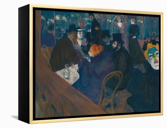 At the Moulin Rouge, 1892-93-Henri de Toulouse-Lautrec-Framed Premier Image Canvas