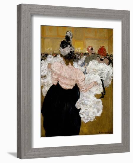 At the Moulin Rouge, 1897 (Oil on Canvas)-Henri Jacques Edouard Evenepoel-Framed Giclee Print