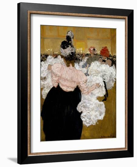 At the Moulin Rouge, 1897 (Oil on Canvas)-Henri Jacques Edouard Evenepoel-Framed Giclee Print