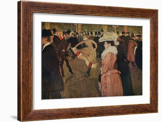 'At the Moulin Rouge, the Dance', 1890 (1934)-Henri de Toulouse-Lautrec-Framed Giclee Print