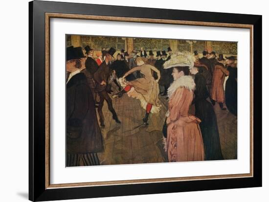 'At the Moulin Rouge, the Dance', 1890 (1934)-Henri de Toulouse-Lautrec-Framed Giclee Print