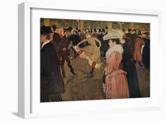 'At the Moulin Rouge, the Dance', 1890 (1934)-Henri de Toulouse-Lautrec-Framed Giclee Print