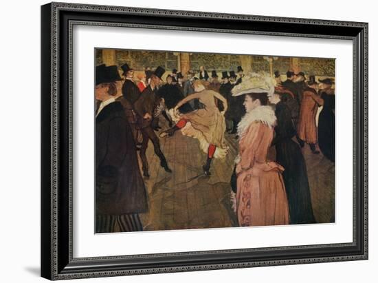 'At the Moulin Rouge, the Dance', 1890 (1934)-Henri de Toulouse-Lautrec-Framed Giclee Print