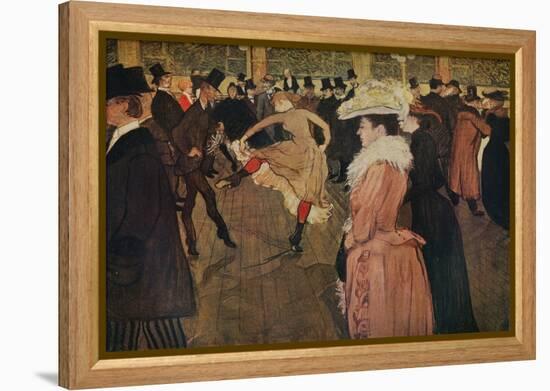 'At the Moulin Rouge, the Dance', 1890 (1934)-Henri de Toulouse-Lautrec-Framed Premier Image Canvas