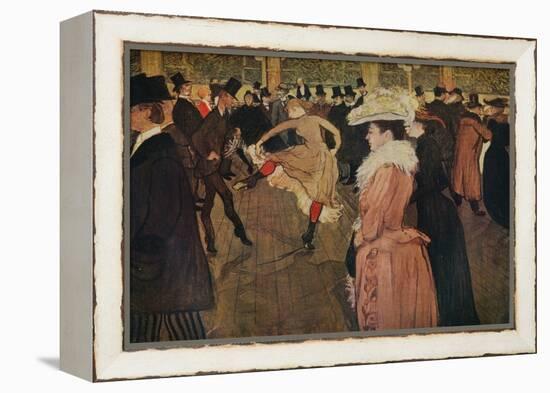 'At the Moulin Rouge, the Dance', 1890 (1934)-Henri de Toulouse-Lautrec-Framed Premier Image Canvas