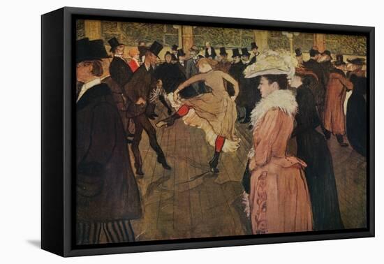 'At the Moulin Rouge, the Dance', 1890 (1934)-Henri de Toulouse-Lautrec-Framed Premier Image Canvas