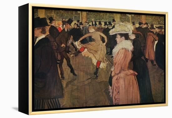 'At the Moulin Rouge, the Dance', 1890 (1934)-Henri de Toulouse-Lautrec-Framed Premier Image Canvas