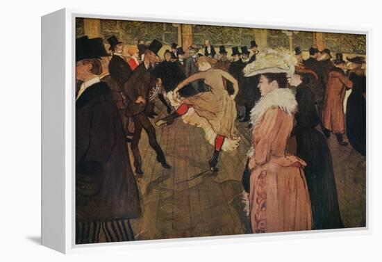 'At the Moulin Rouge, the Dance', 1890 (1934)-Henri de Toulouse-Lautrec-Framed Premier Image Canvas