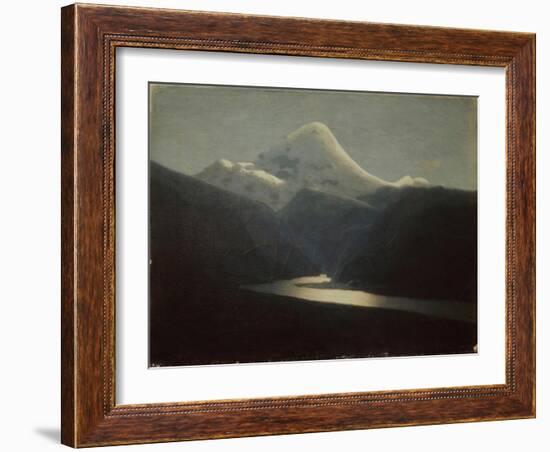 At the Mount Elbrus, 1870S-Arkhip Ivanovich Kuindzhi-Framed Giclee Print