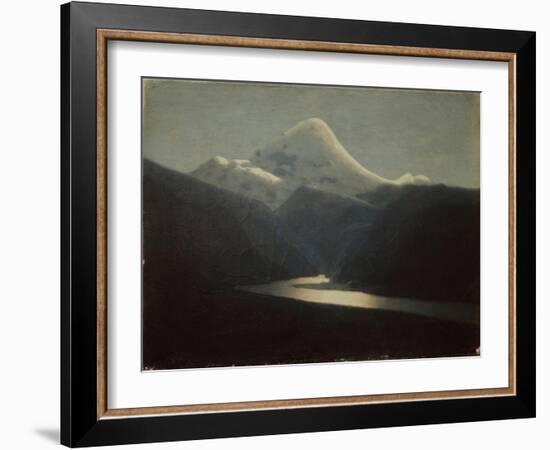 At the Mount Elbrus, 1870S-Arkhip Ivanovich Kuindzhi-Framed Giclee Print