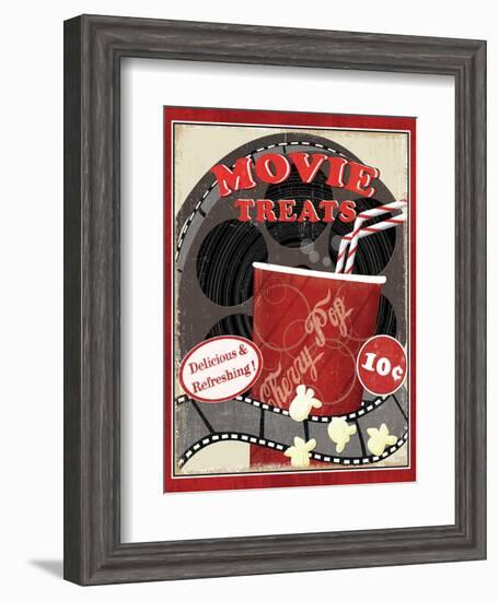 At the Movies II-Veronique Charron-Framed Art Print