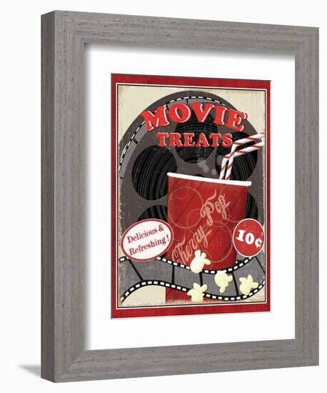 At the Movies II-Veronique Charron-Framed Art Print