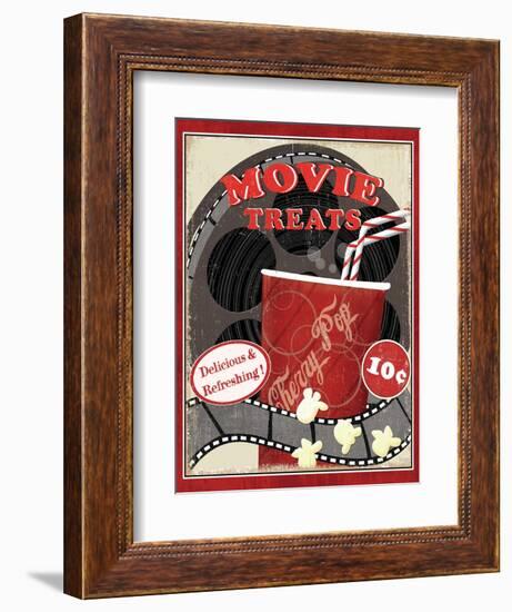 At the Movies II-Veronique Charron-Framed Art Print