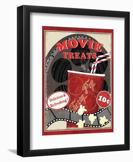 At the Movies II-Veronique Charron-Framed Art Print