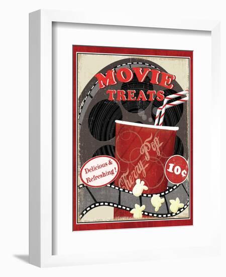 At the Movies II-Veronique Charron-Framed Art Print