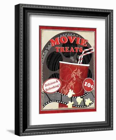 At the Movies II-Veronique Charron-Framed Art Print