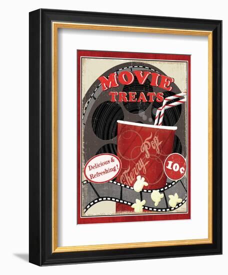 At the Movies II-Veronique Charron-Framed Art Print