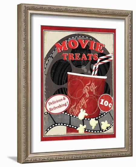 At the Movies II-Veronique Charron-Framed Art Print