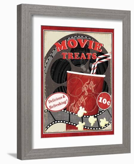 At the Movies II-Veronique Charron-Framed Art Print