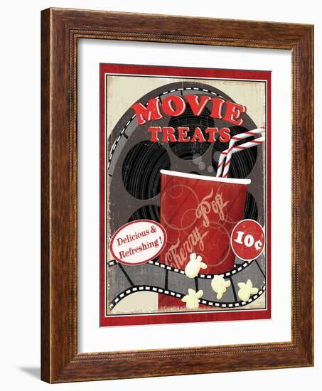 At the Movies II-Veronique Charron-Framed Art Print