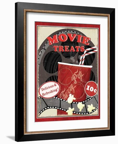 At the Movies II-Veronique Charron-Framed Art Print