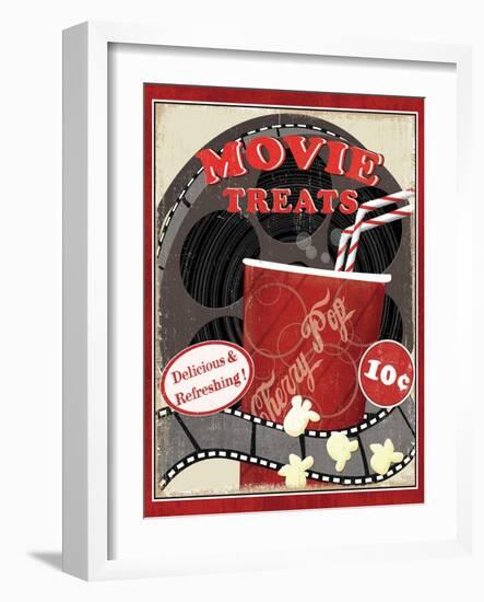 At the Movies II-Veronique Charron-Framed Art Print