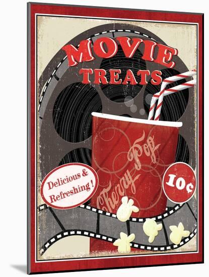 At the Movies II-Veronique Charron-Mounted Art Print