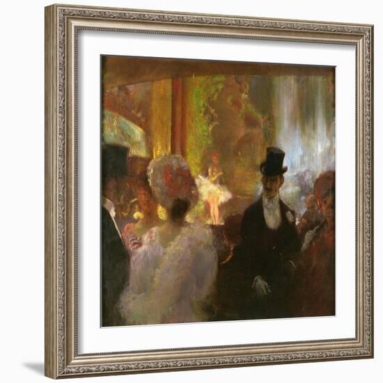 At the Music Hall-Gaston De La Touche-Framed Giclee Print