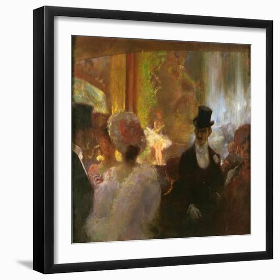 At the Music Hall-Gaston De La Touche-Framed Giclee Print