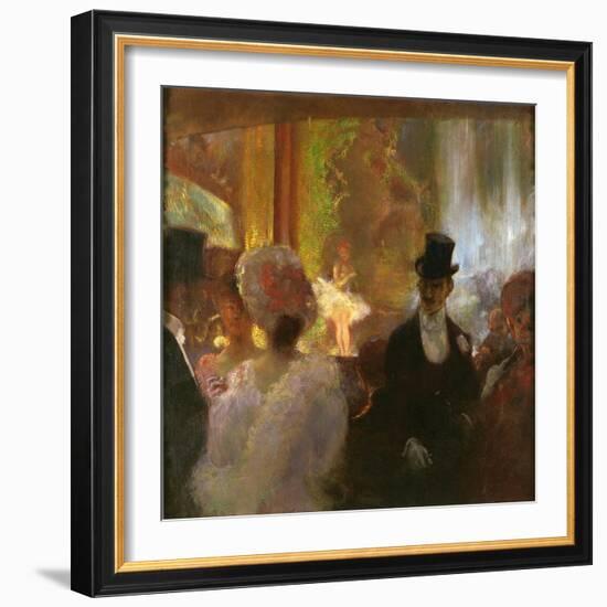 At the Music Hall-Gaston De La Touche-Framed Giclee Print