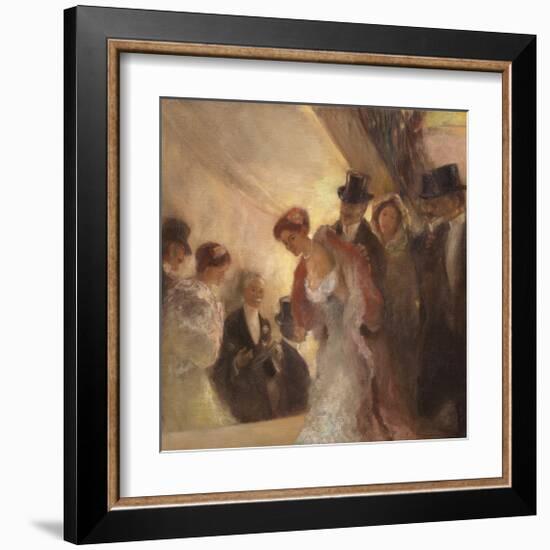 At the Opera-Gaston La Touche-Framed Premium Giclee Print